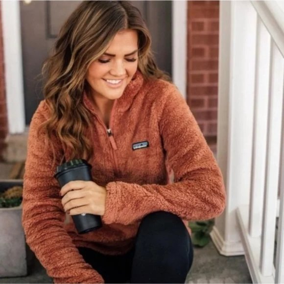 NWT Rare Patagonia Los Gatos Century Pink 1/4 Zip Fleece Pullover - Picture 1 of 5